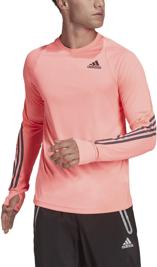 adidas Run Icon Full Reflective 3-Stripes løbetrøje Pink