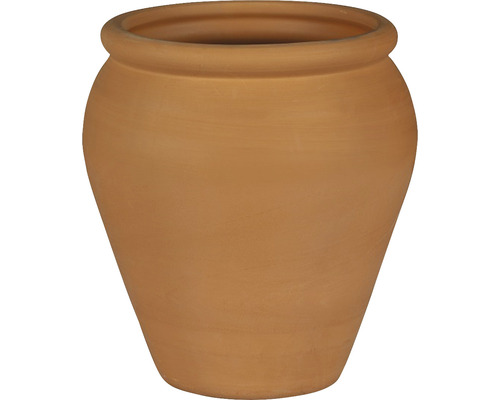 Senia plantenvaas van terracotta Ø 32 cm H 35 cm oranje