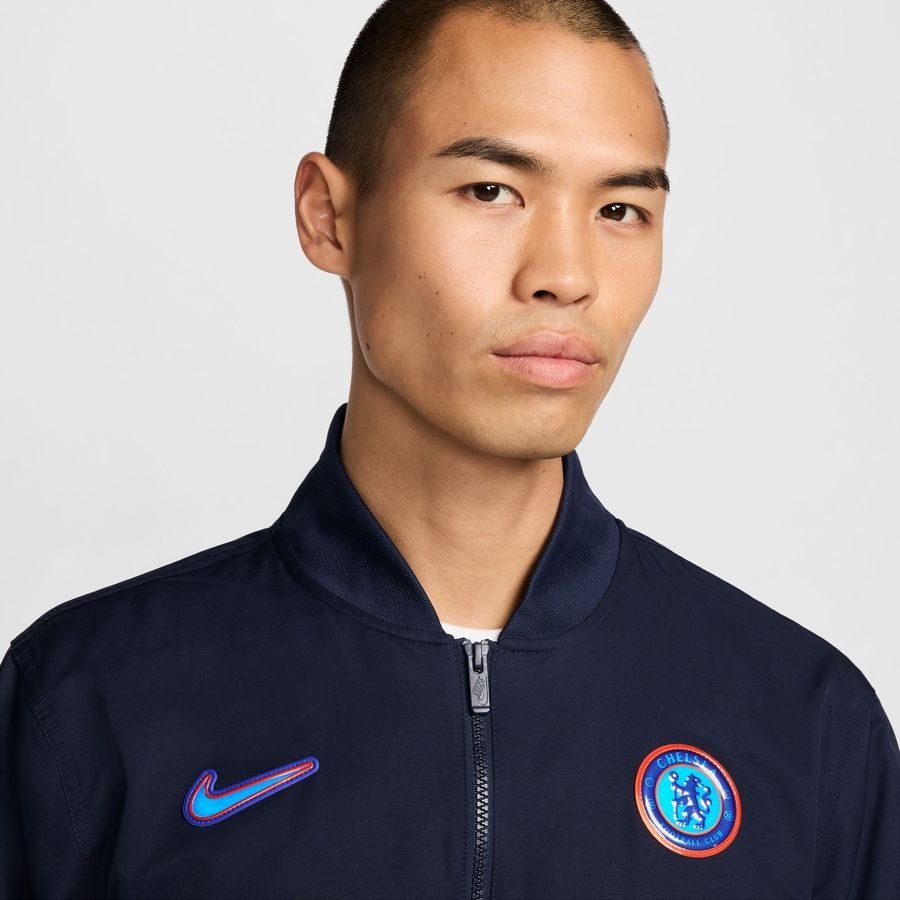 Chelsea Veste NSW Woven Unlined - Bleu Foncé/Blanc