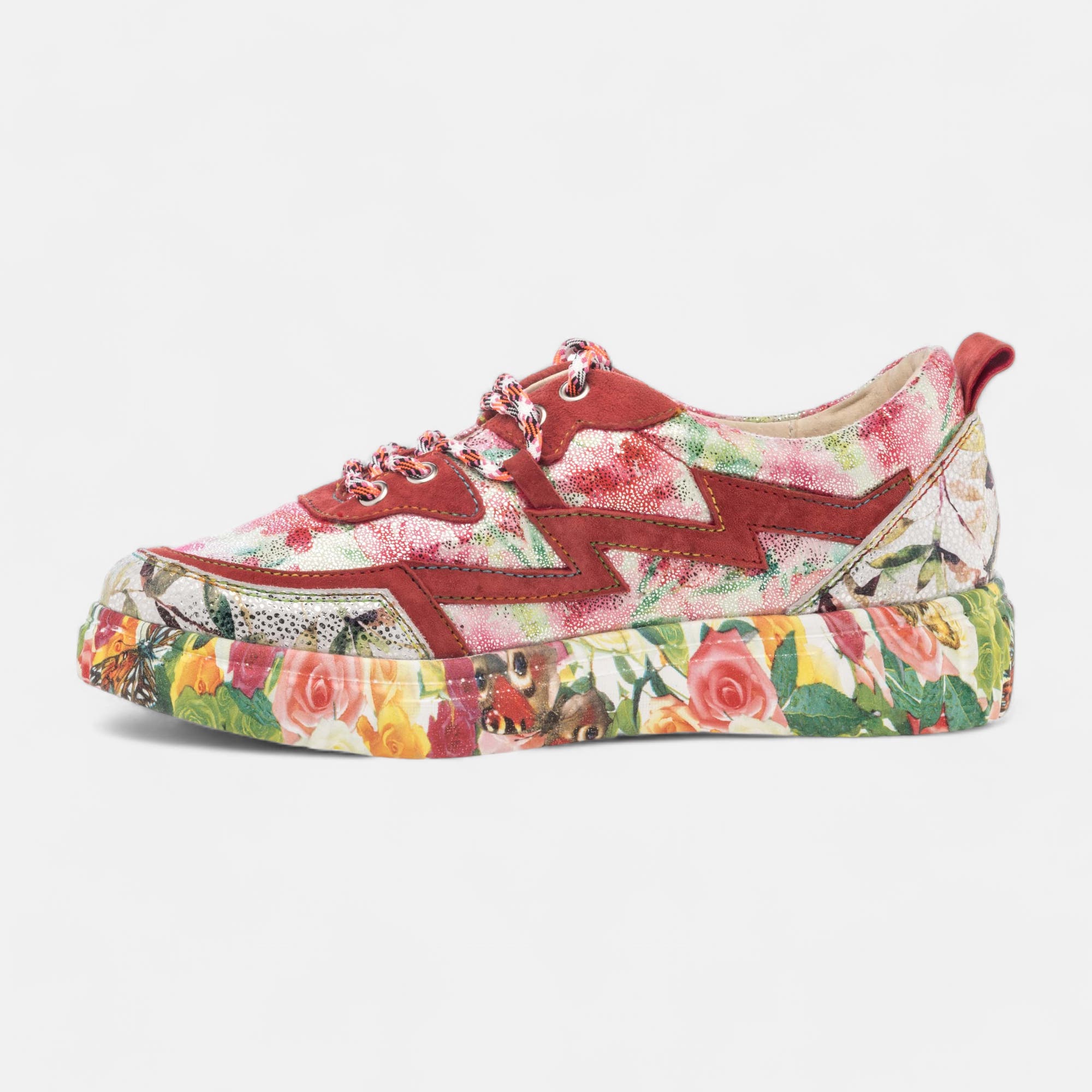 Baskets basses Femme rouge