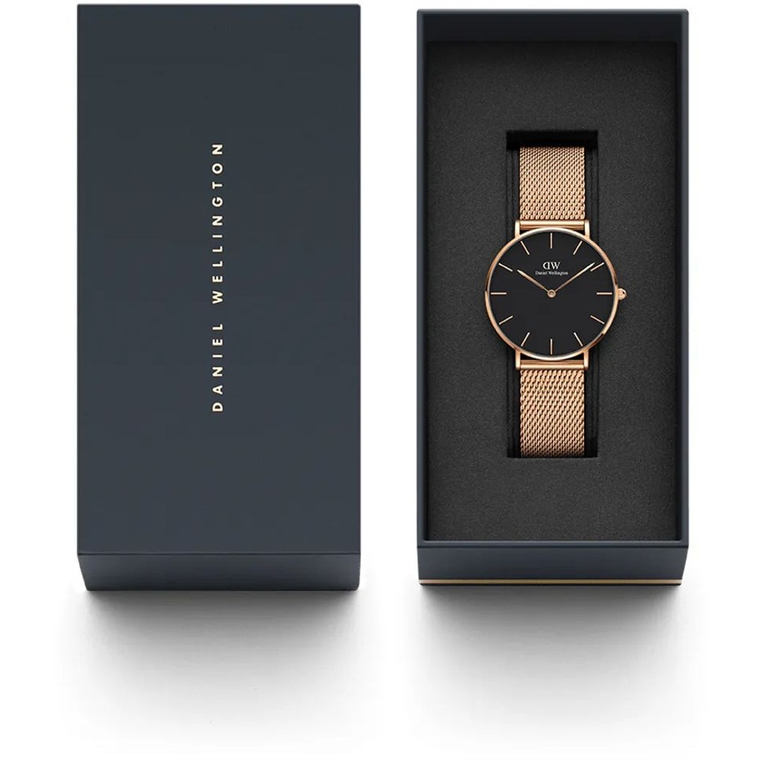 Daniel Wellington Petite Melrose Black 36mm