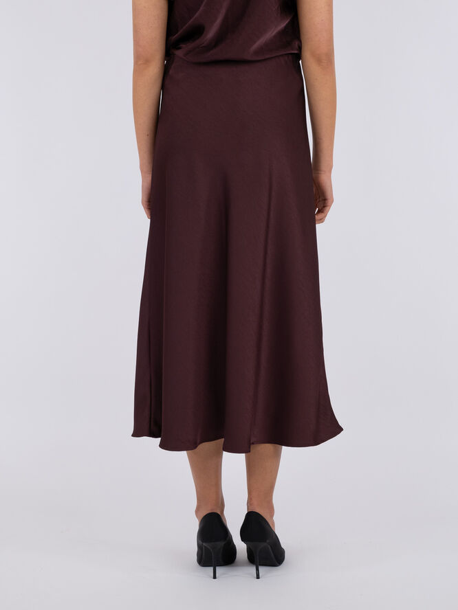 Neo Noir Bovary Skirt Burgundy