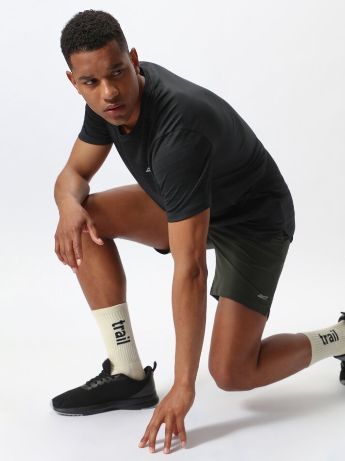 Bermuda esportiva elástica - Verde escuro
