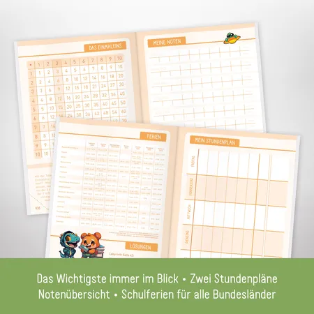 Häfft-Verlag Das Grundschul-Hausaufgabenheft - Rasselbande - 2024/2025, A5