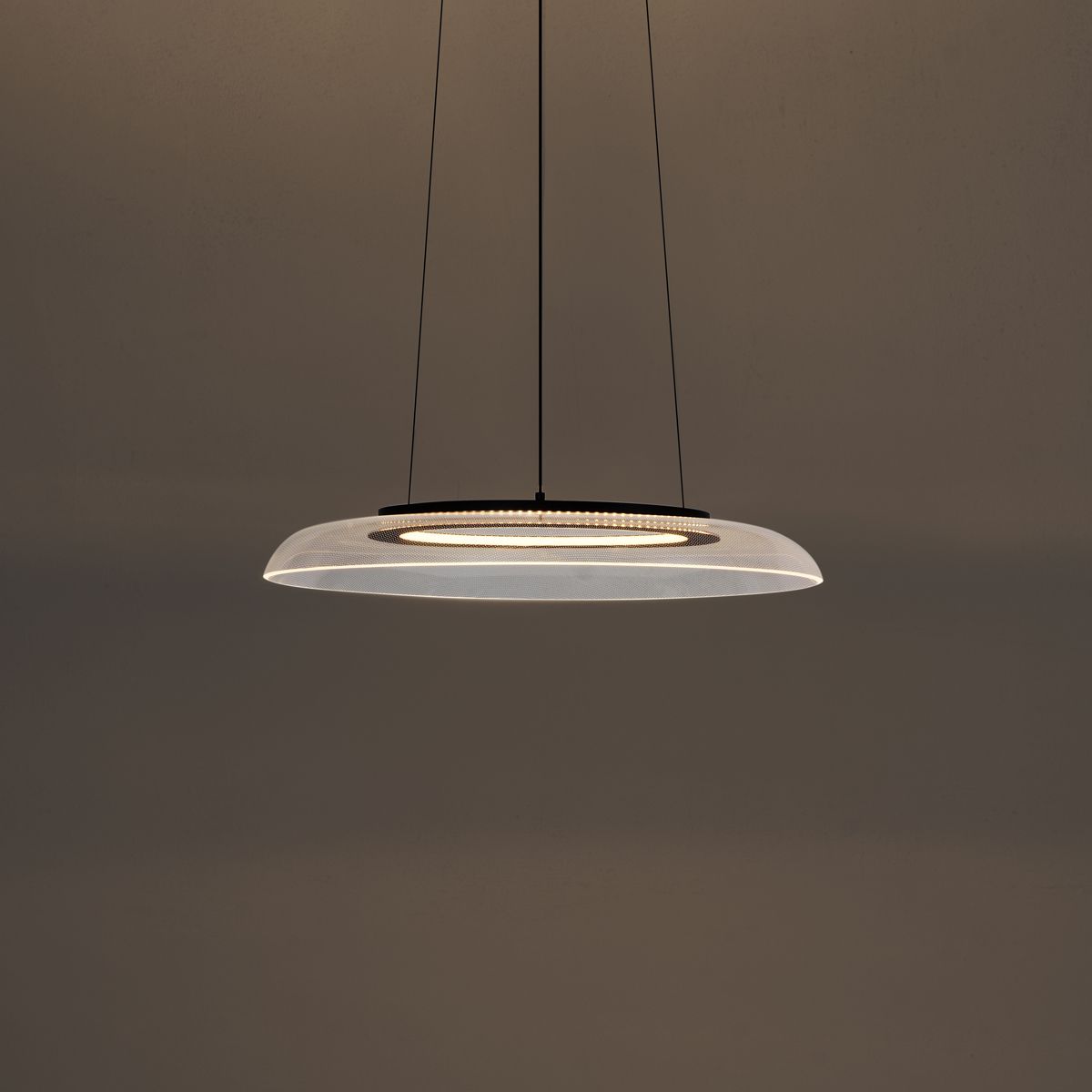 Design hanglamp zwart en transparant 3-staps dimbaar - Scacrylic