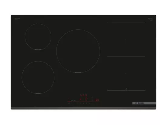 Table induction grande largeur BOSCH - 5 foyers - L80 x P52 cm - PVW831HC1E