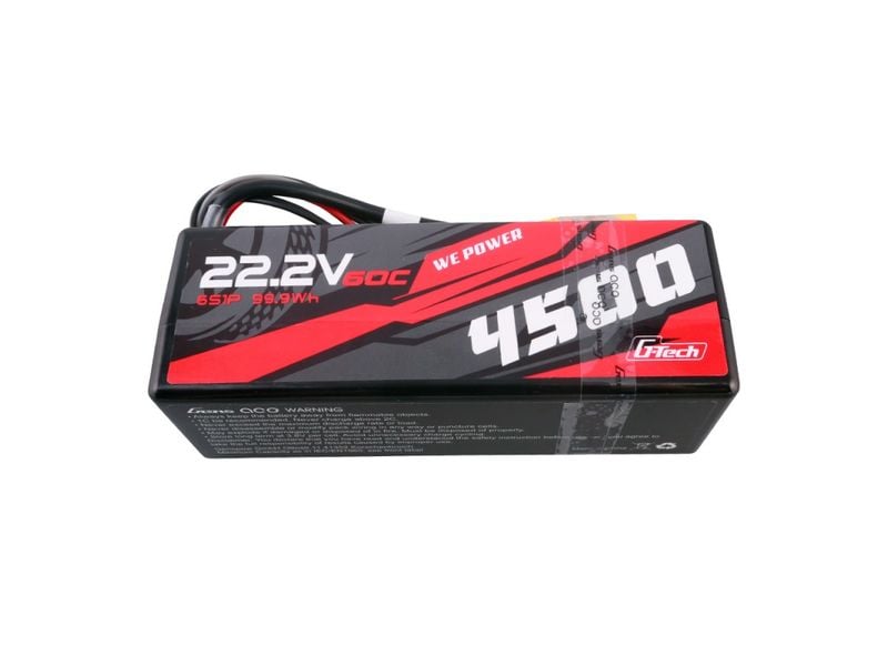 Gens ace RC-Akku LiPo 4500 mAh 22.2 V 60C G-Tech 6S LiPo Akku mit XT90 Stecker