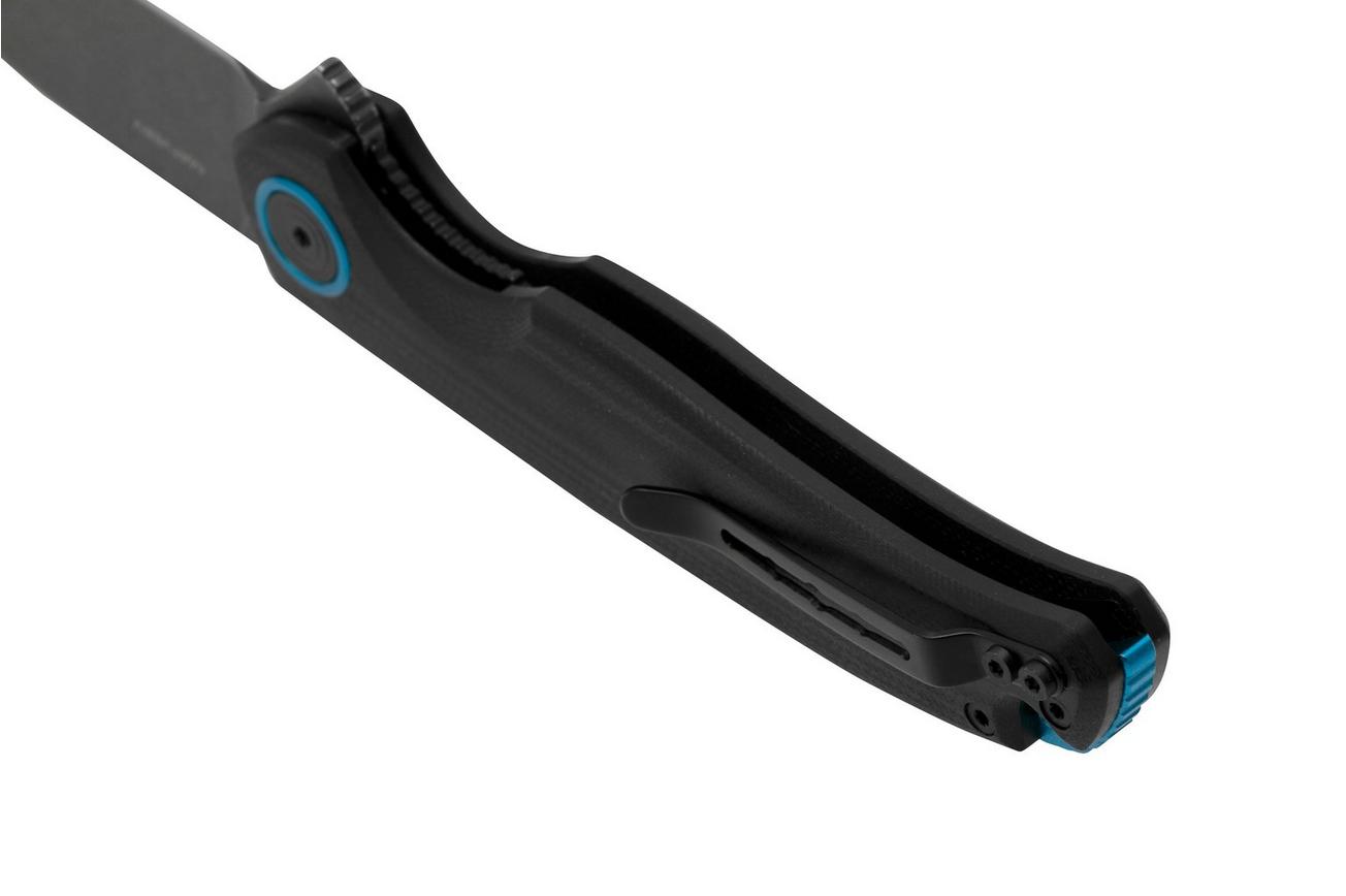 Black Fox Argus BF-760 Blackwashed D2 Black G10 handle, zakmes