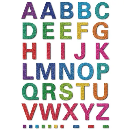 HERMA Magic Buchstaben-Sticker A-Z, Glittery