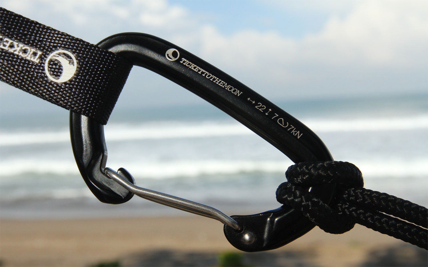 Ticket to the Moon 22kN Aluminium Karabiner 2 Stück