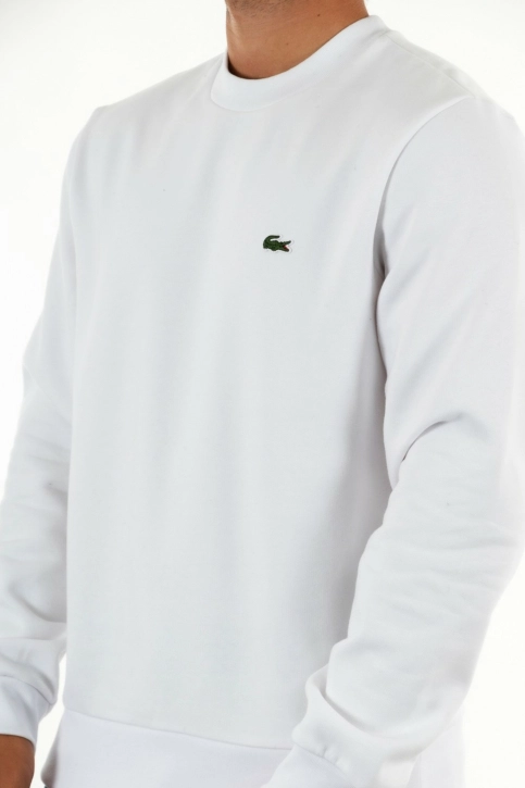 Sweat lacoste sh9608 001 blanc