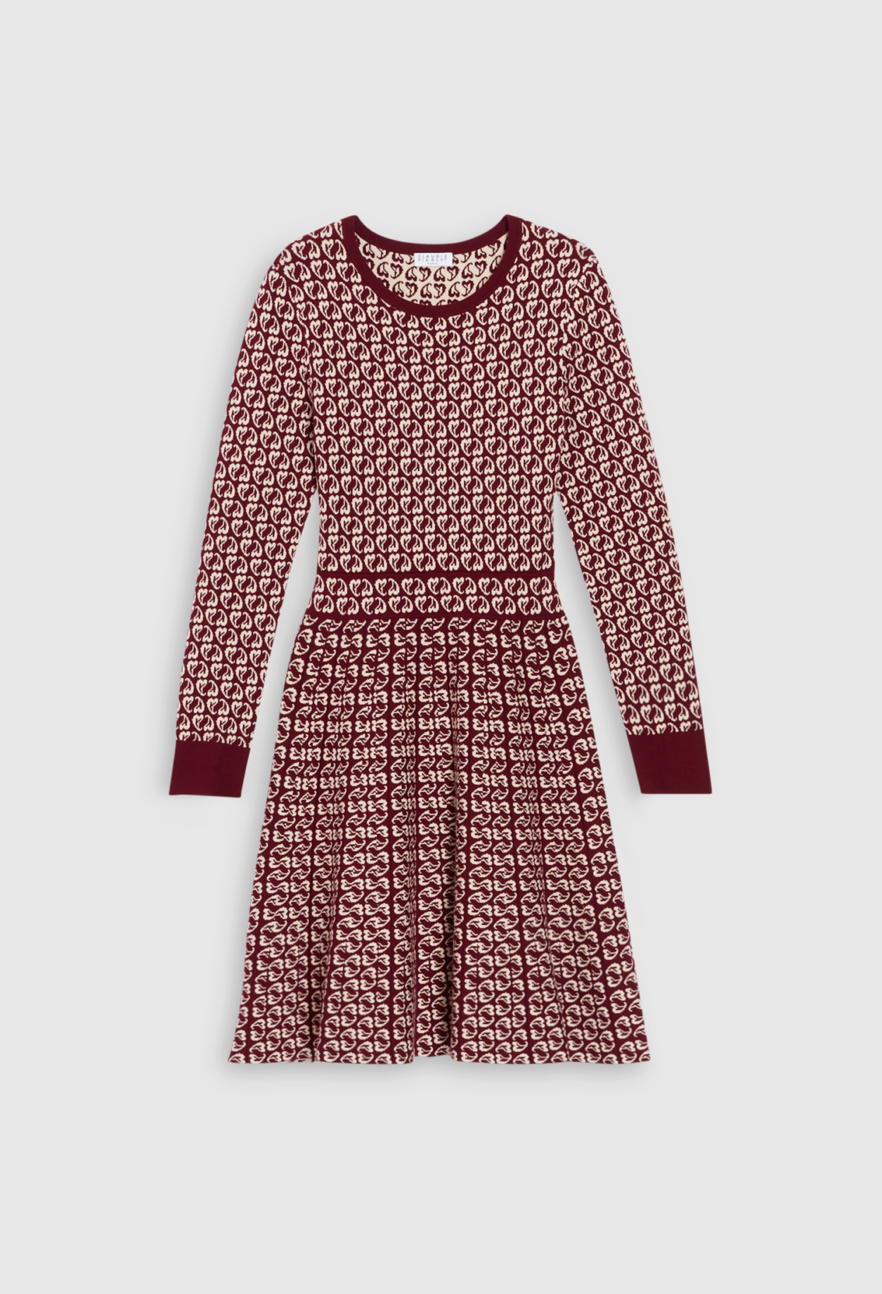 Robe courte imprimes c&oelig;ur