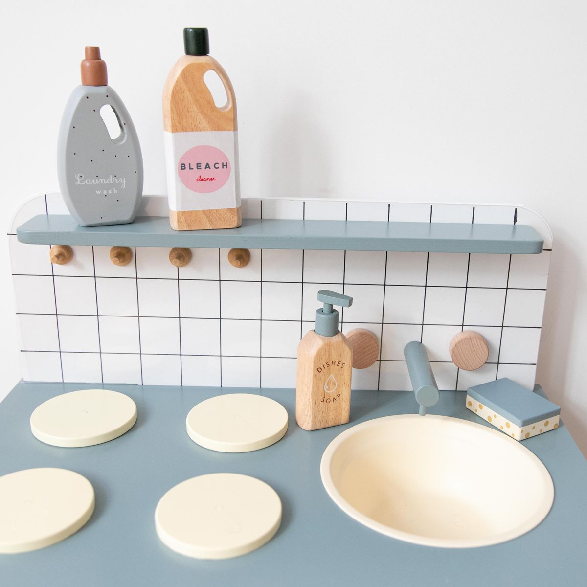 Kit de nettoyage en bois Mercredi et Patati