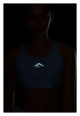 Brassière Nike Trail Swoosh On-The-Run Bleu