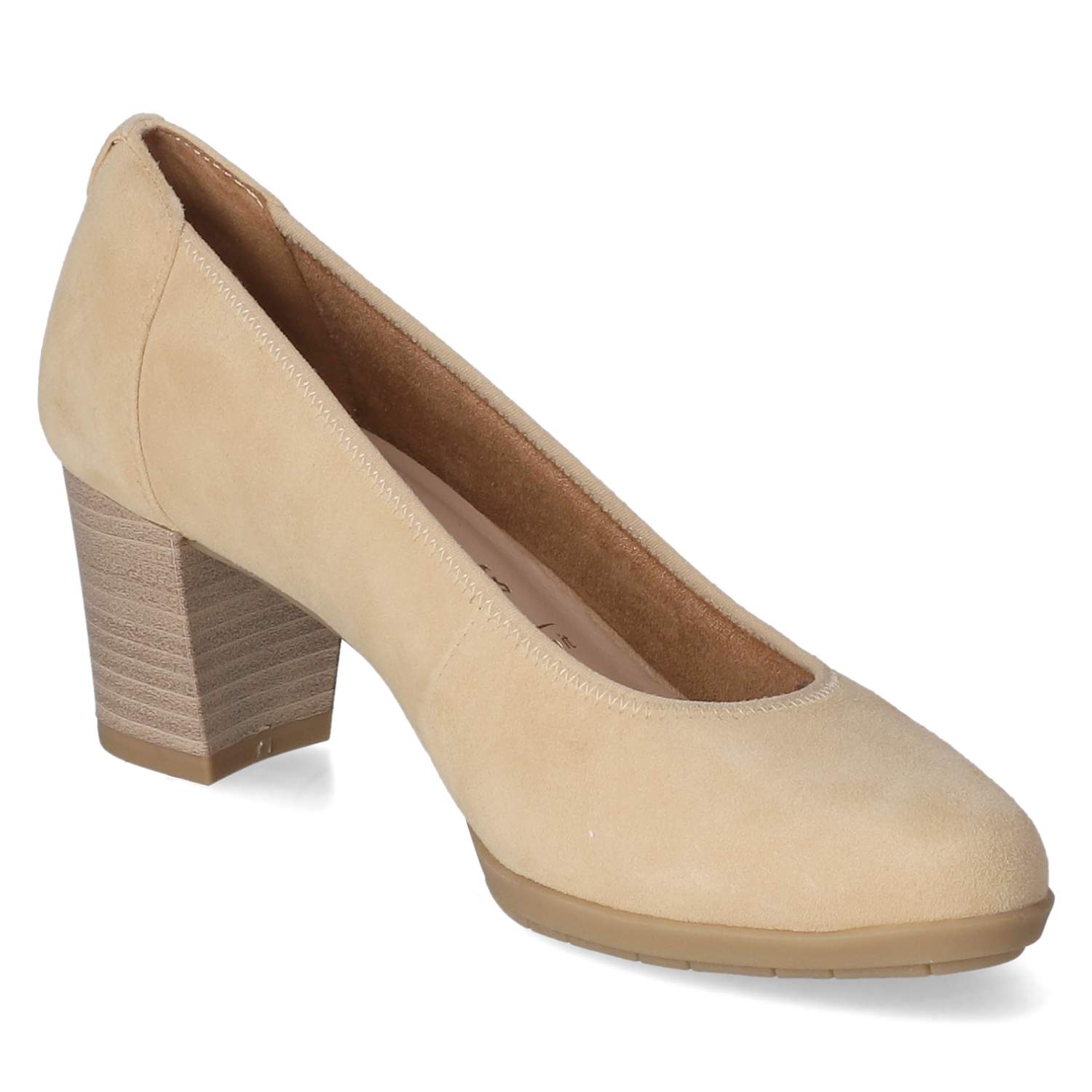 Tamaris Pumps - tan suede