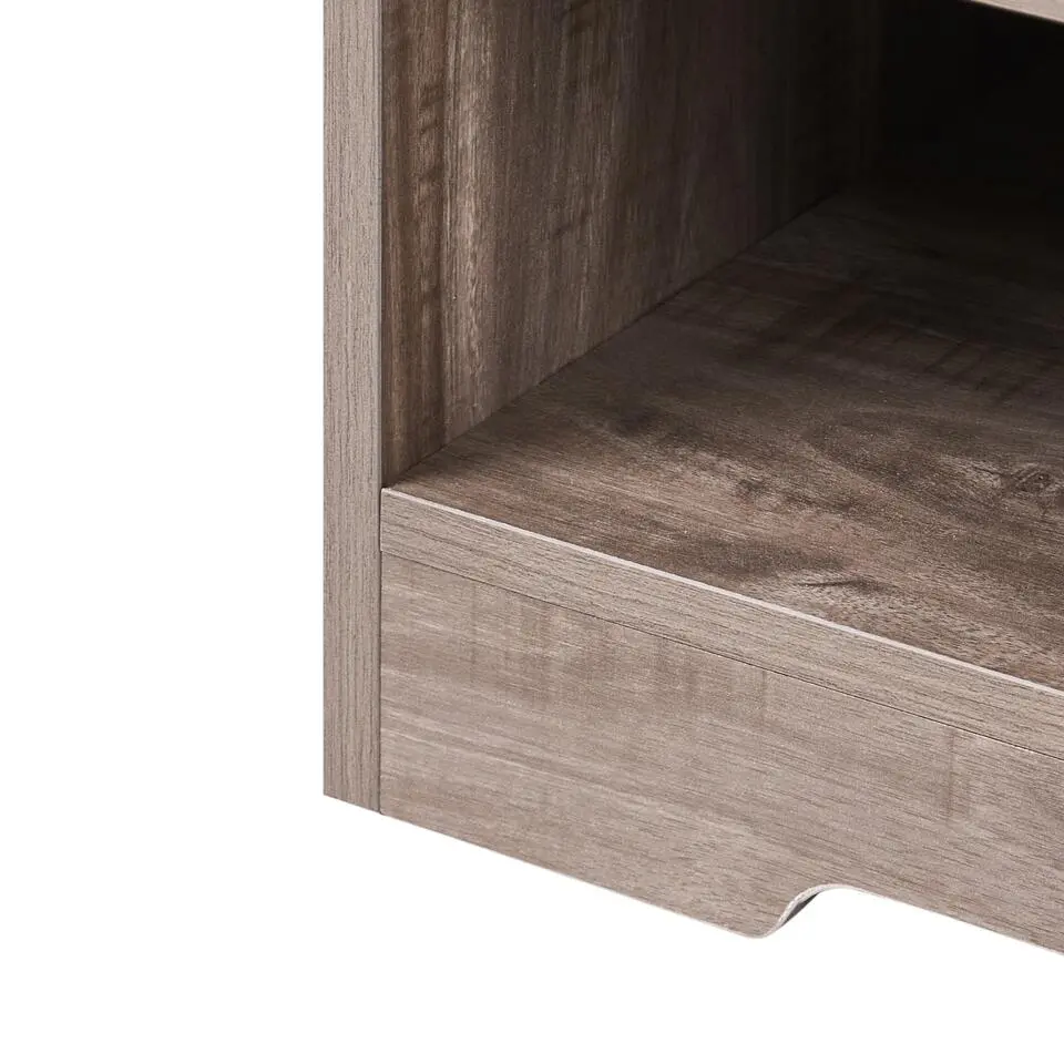 DENILIQUIM - Schoenenkast - Donkerbruin - Hout