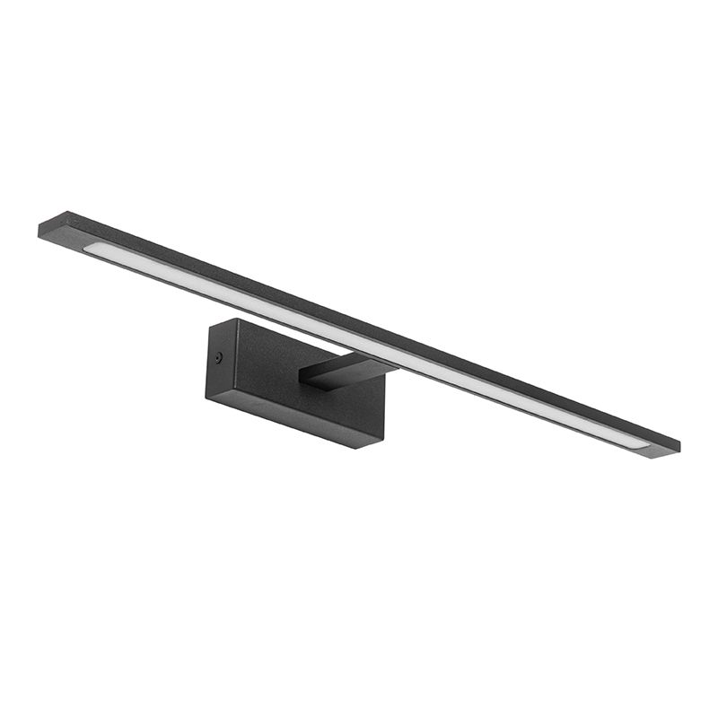 Moderne wandlamp zwart 62 cm incl. LED IP44 - Jerre