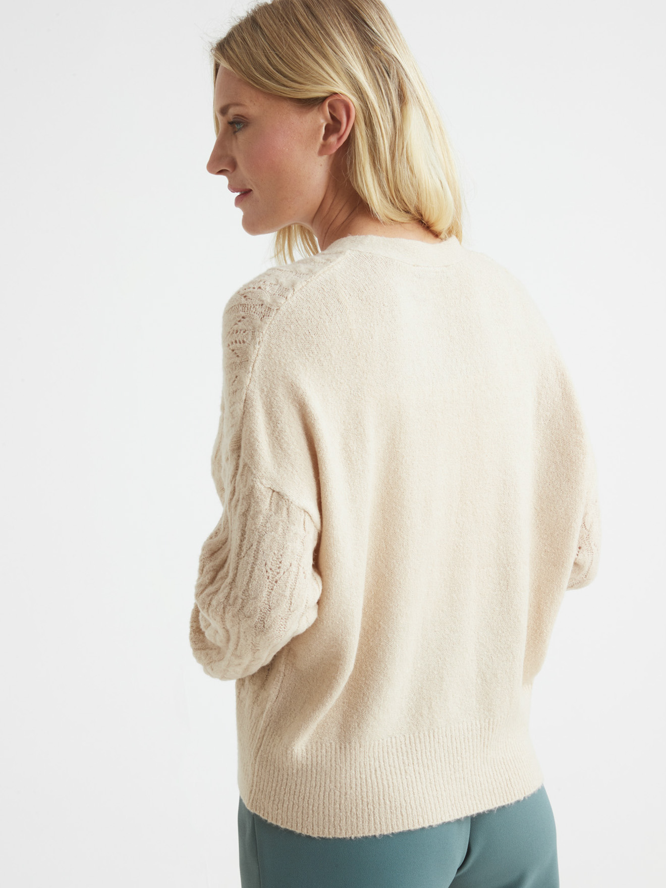 Gilet maille fantaisie