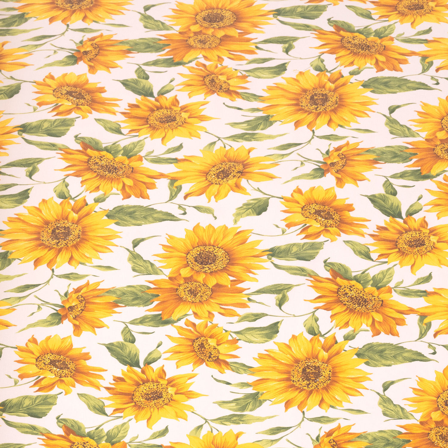 Acryl-Tischdecke mit grossen Sonnenblumen