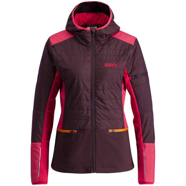 Veste ski de fond SWIX HORIZON JACKET W DARK AUBERGINE/CERISE