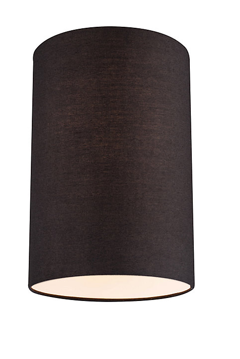 Abat-jour Pibrock Ø20cm GoodHome Noir
