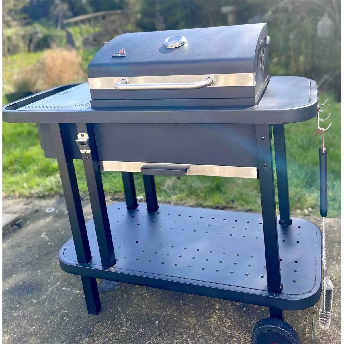 Barbecue charbon start'n'grill à allumage automatique