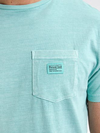 Petrol T-Shirt Key Melange Aqua M-1050-TSR632-5180 kopen