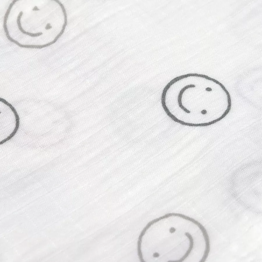 LÄSSIG Mulltücher L 3er Pack Tiny Smile maple