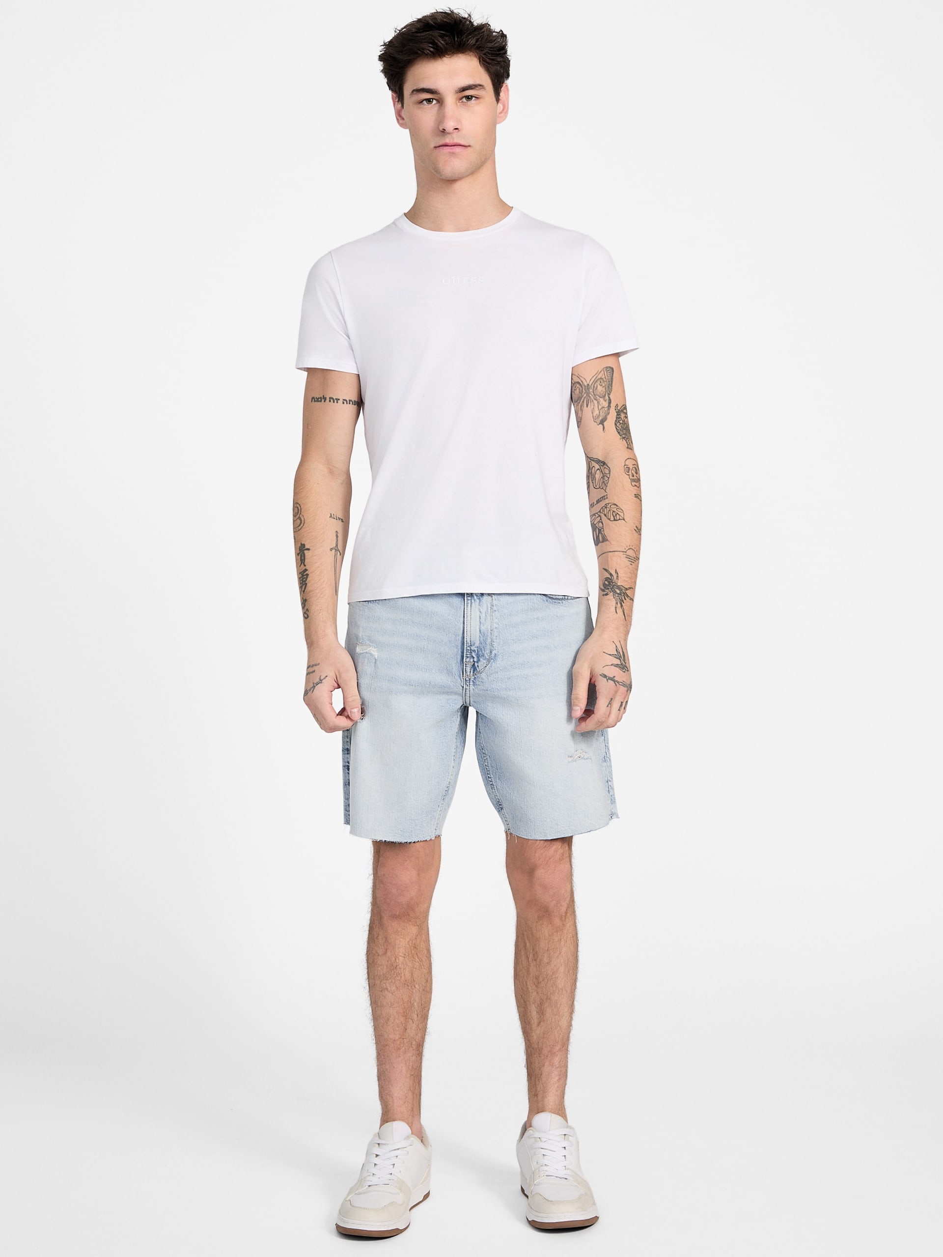 Shorts jeans desgastados Eco Wyatt