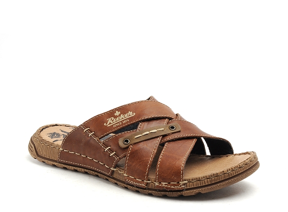 Rieker mules et sabots homme 21999 marron