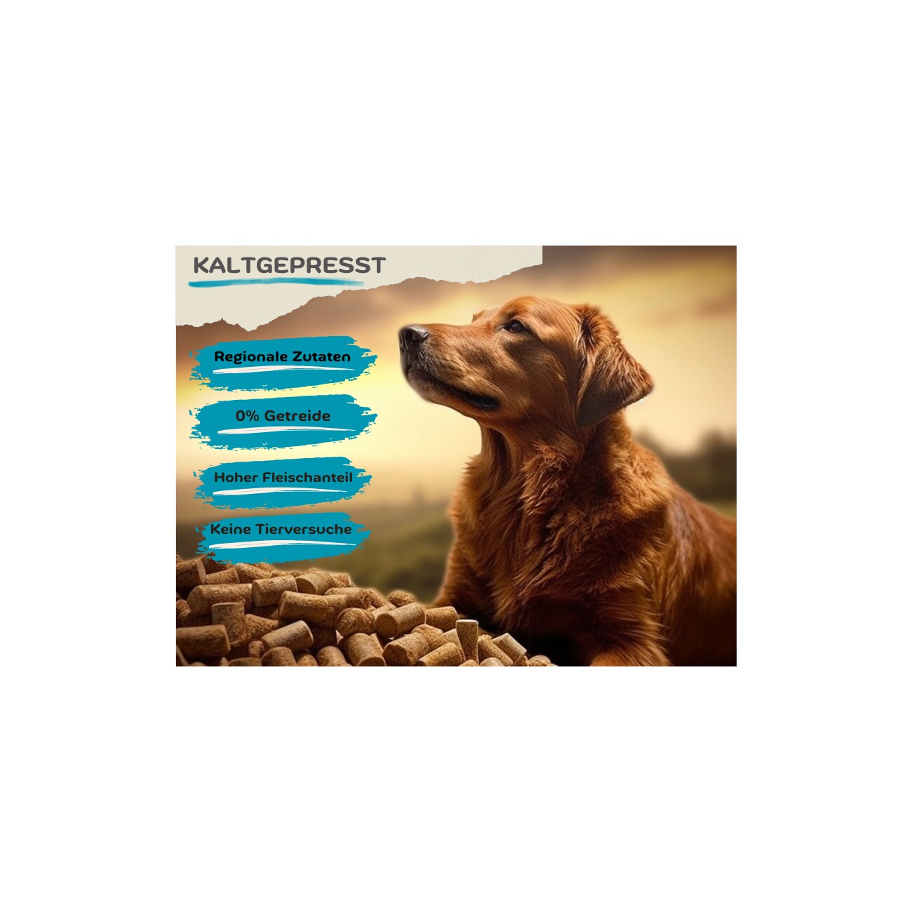 MyPetClub Kaltgepresstes Hundefutter getreidefrei mit Ente & Kartoffel - 14.5 kg