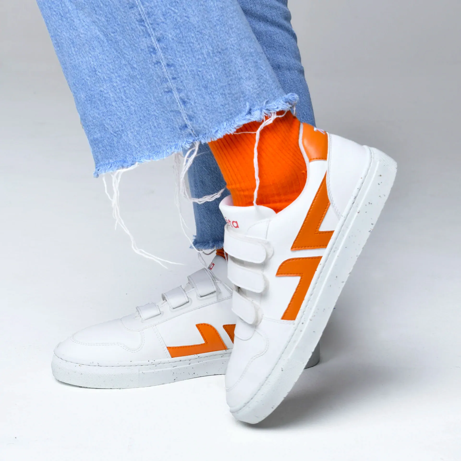 Sneakers Alpha Velcro Orange Zeta