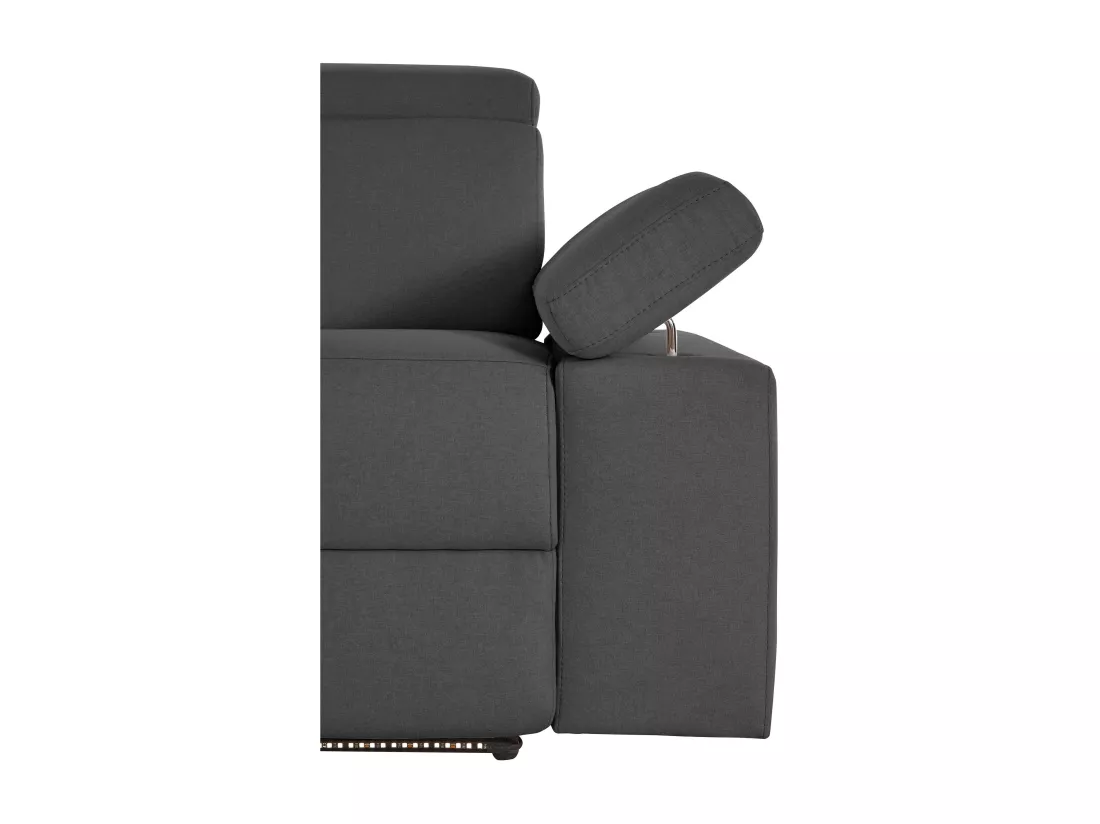 Rayland | Fauteuil relax 3 places électrique en tissu Sunday anthracite
