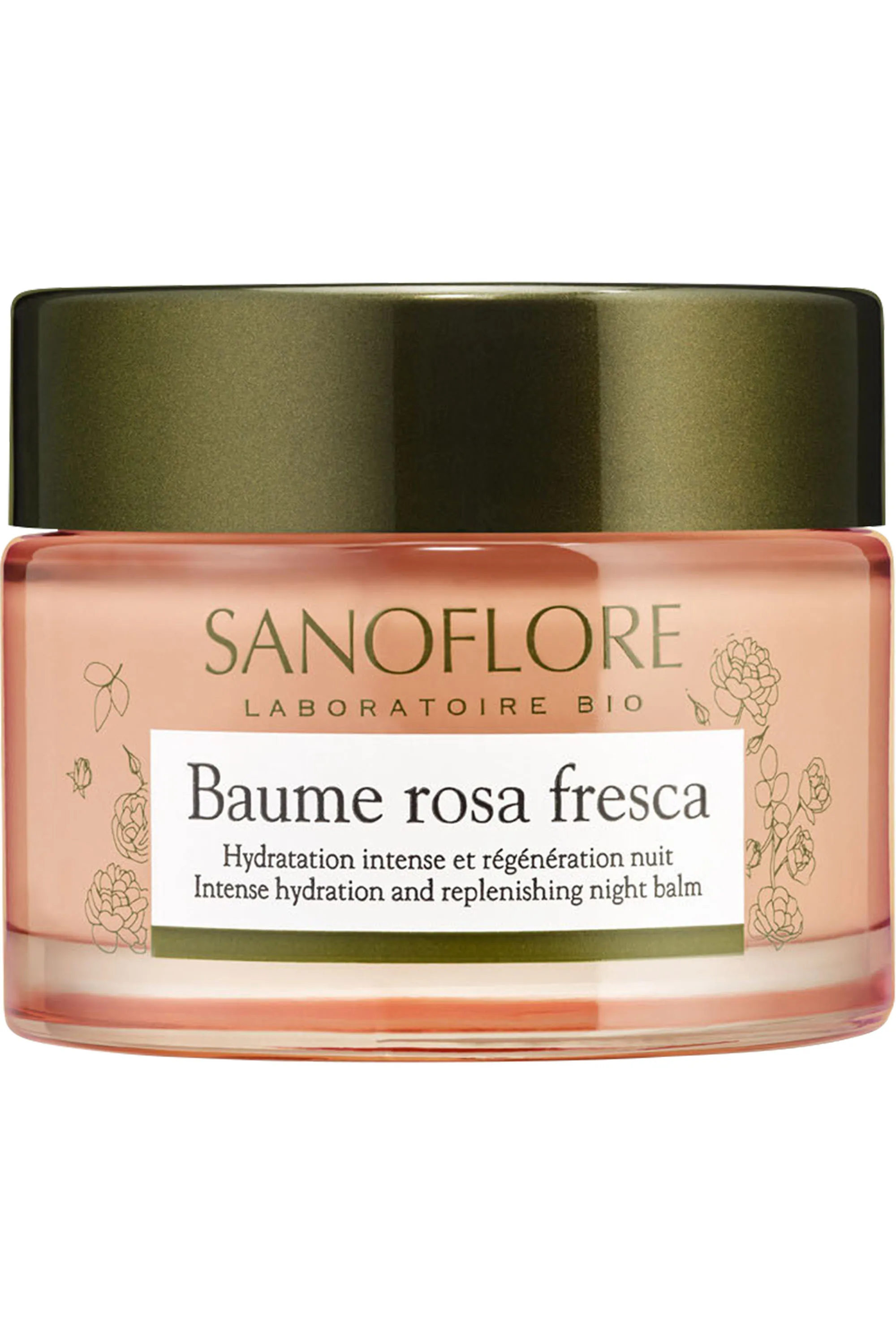 Sanoflore Crème de nuit regénérante Rosa Fresca-50 ml