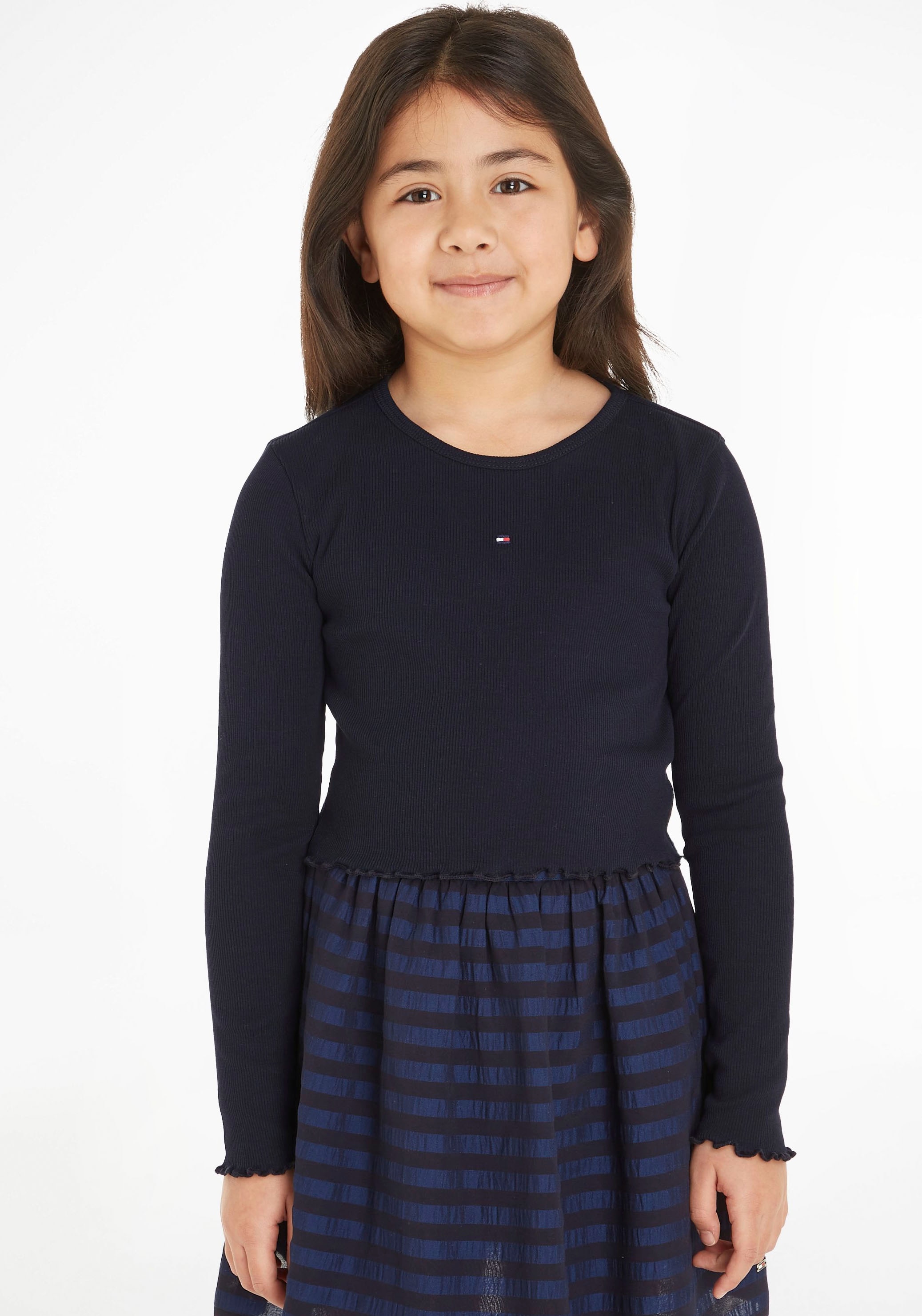 Tommy Hilfiger Langarmshirt »ESSENTIAL RIB TOP L/S« in leichter Rippenstruktur