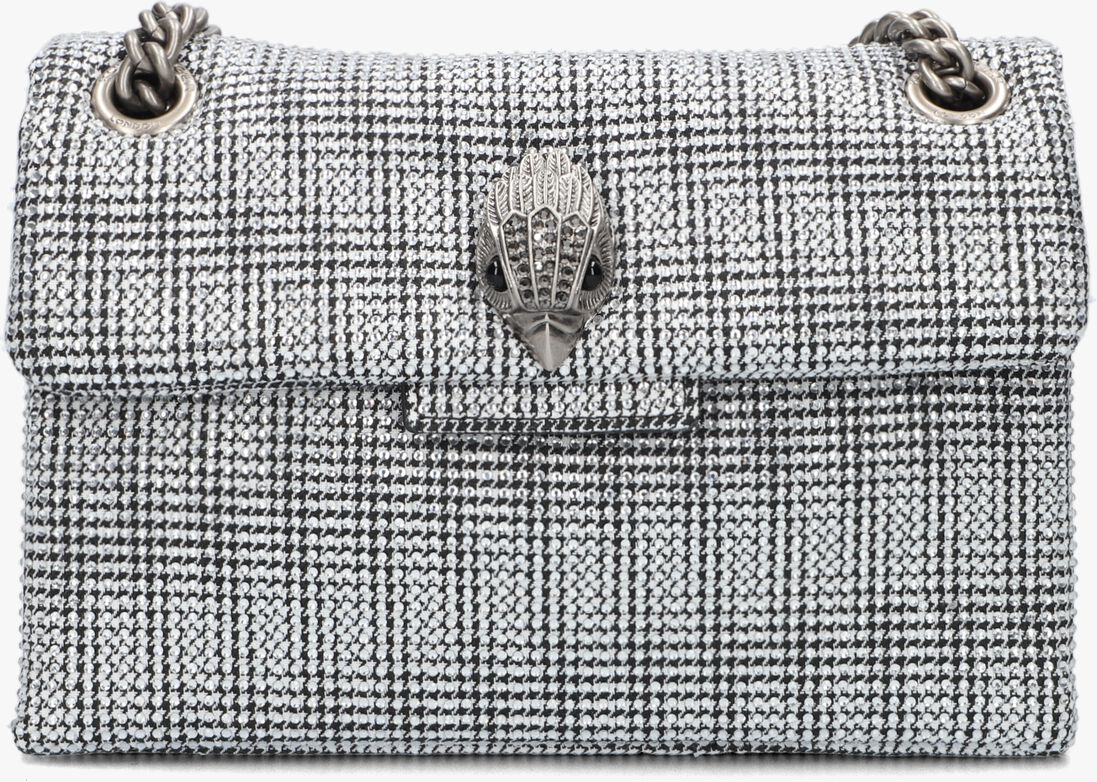 KURT GEIGER LONDON zilveren kurt geiger london schoudertas mini kensington eye