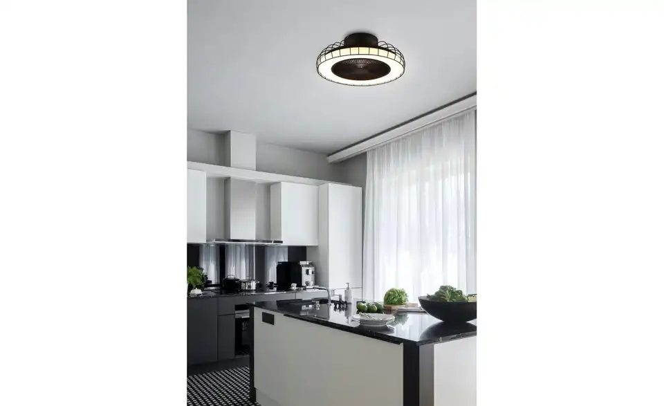 Trio Deckenleuchte mit Ventilator
