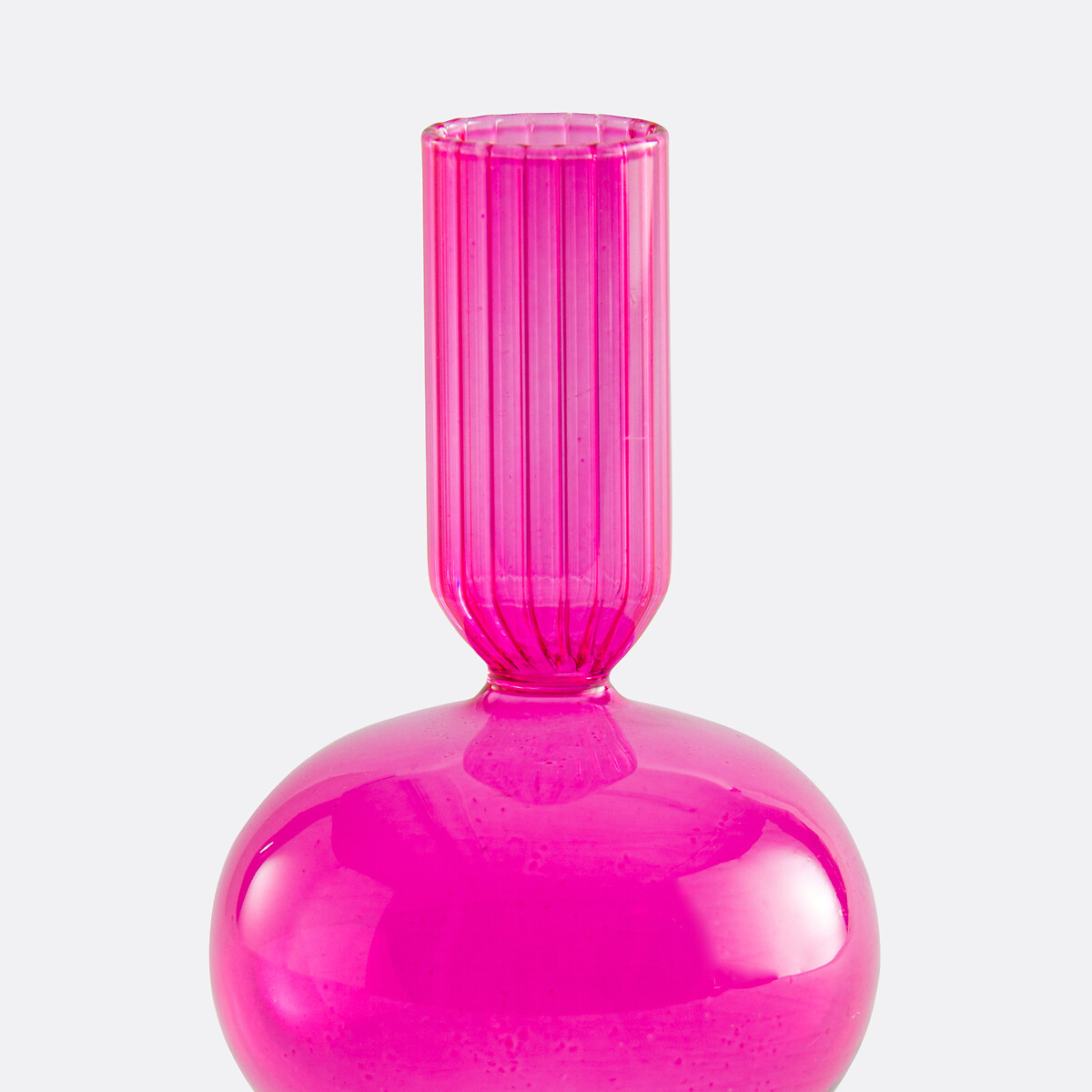 LA REDOUTE INTERIEURS<br>Castiçal de vidro Alt.14,5 cm