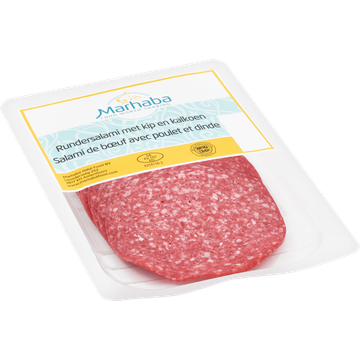 Marhaba Rundersalami met Kip en Kalkoen 100 g