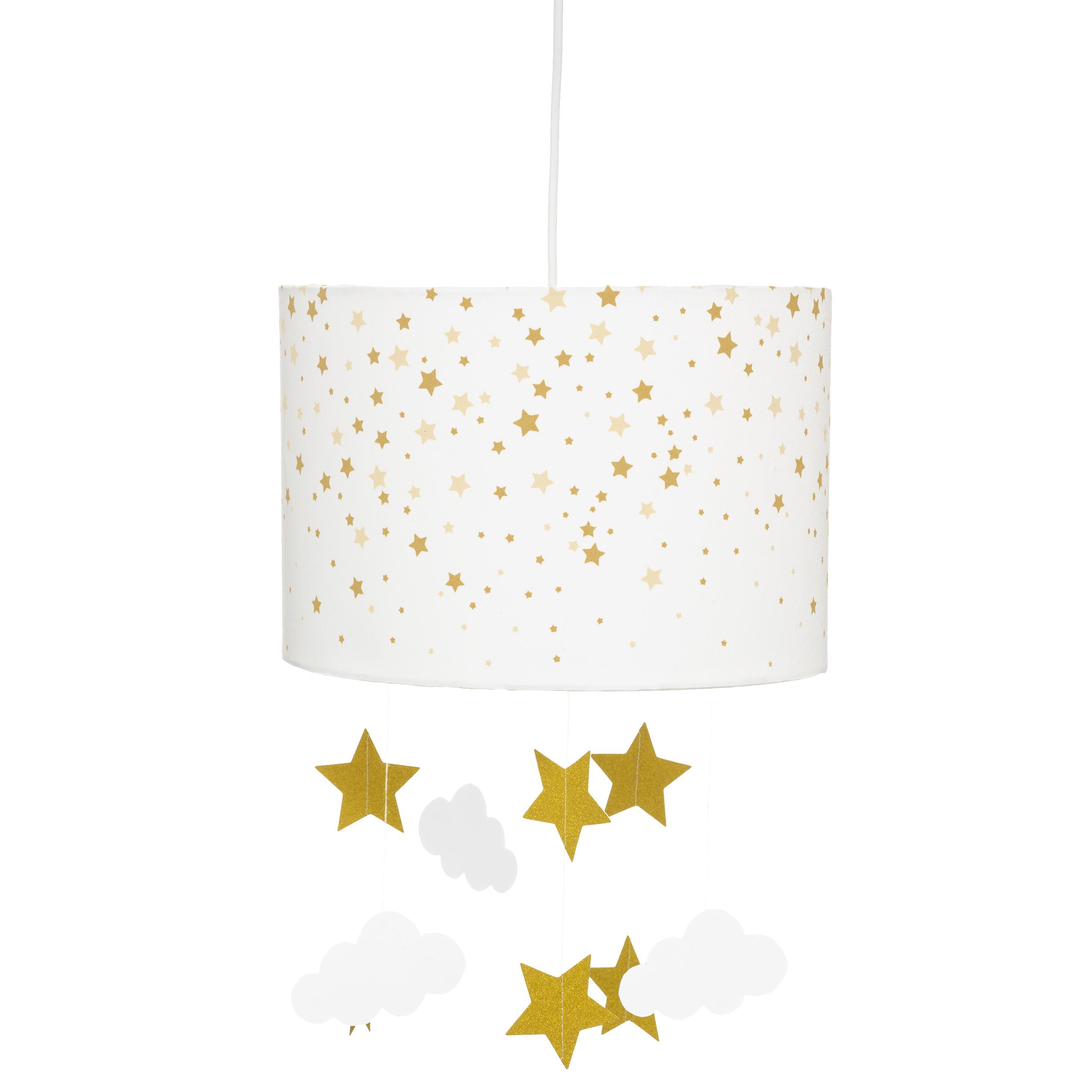 SUSPENSION BLANC ET OCRE
