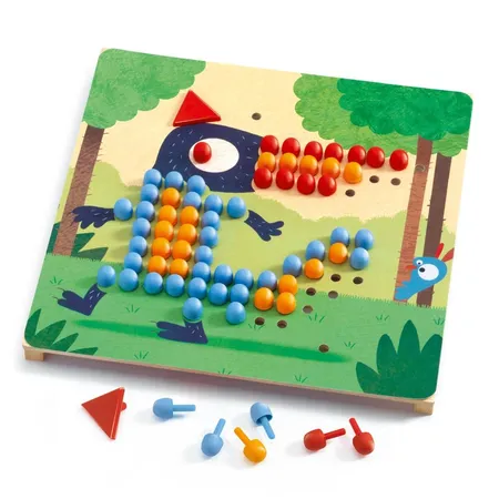 Djeco Lernspiele: Mosaico rigolo