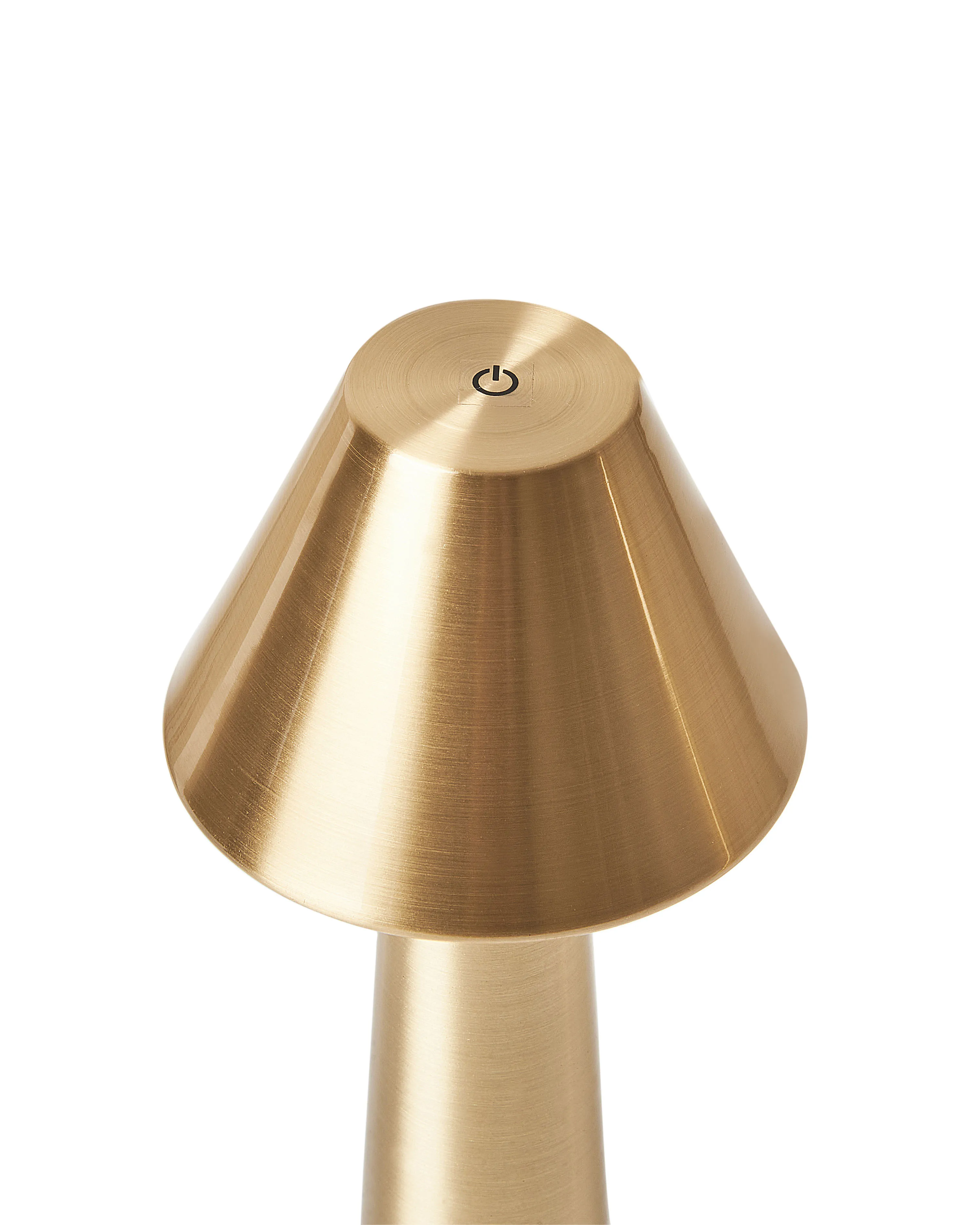 Set van 2 draadloze LED tafellampen JOANES met dimmer Metaal Goud