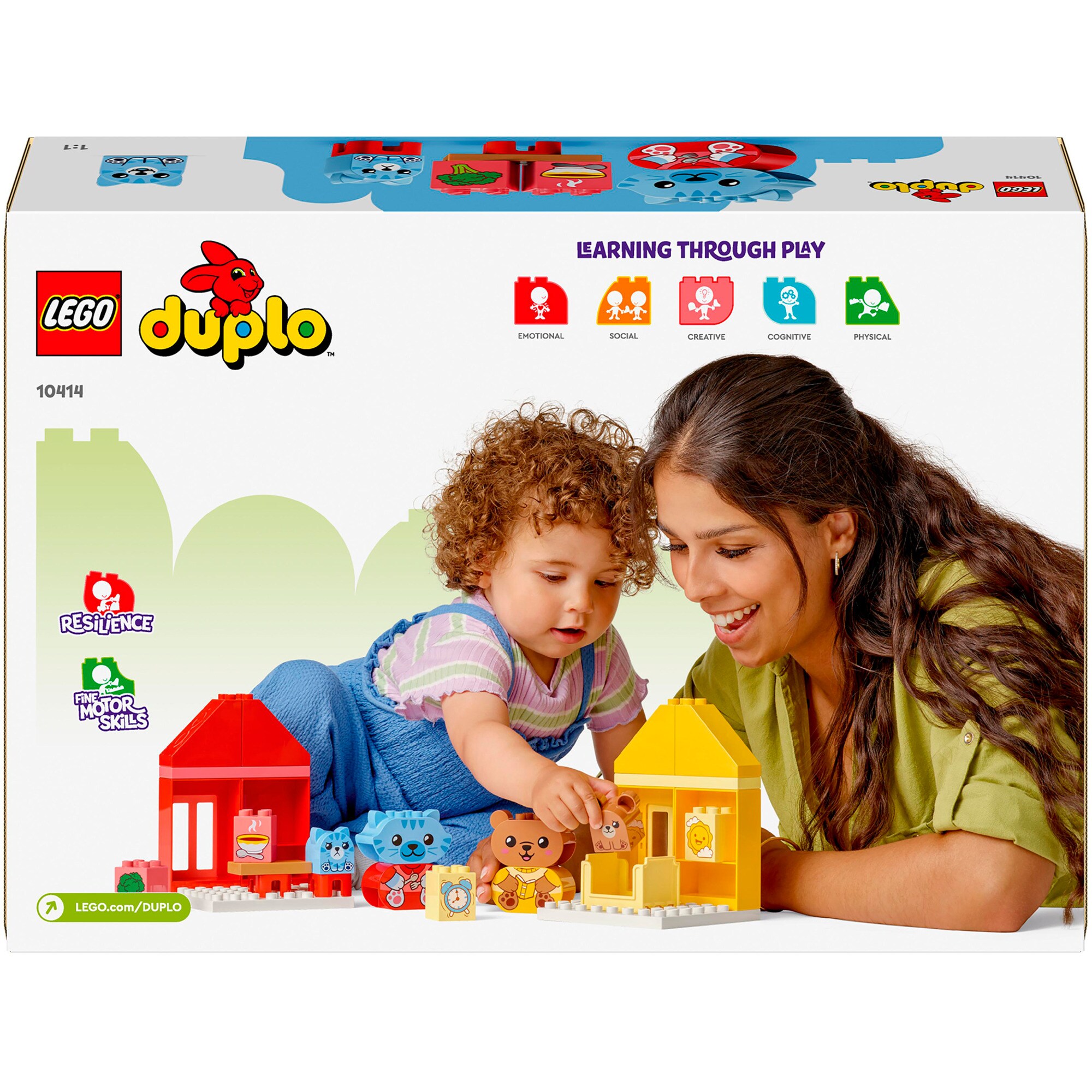 LEGO Konstruktionsspielzeug DUPLO Alltagsroutinen: Essen & Schlafenszeit