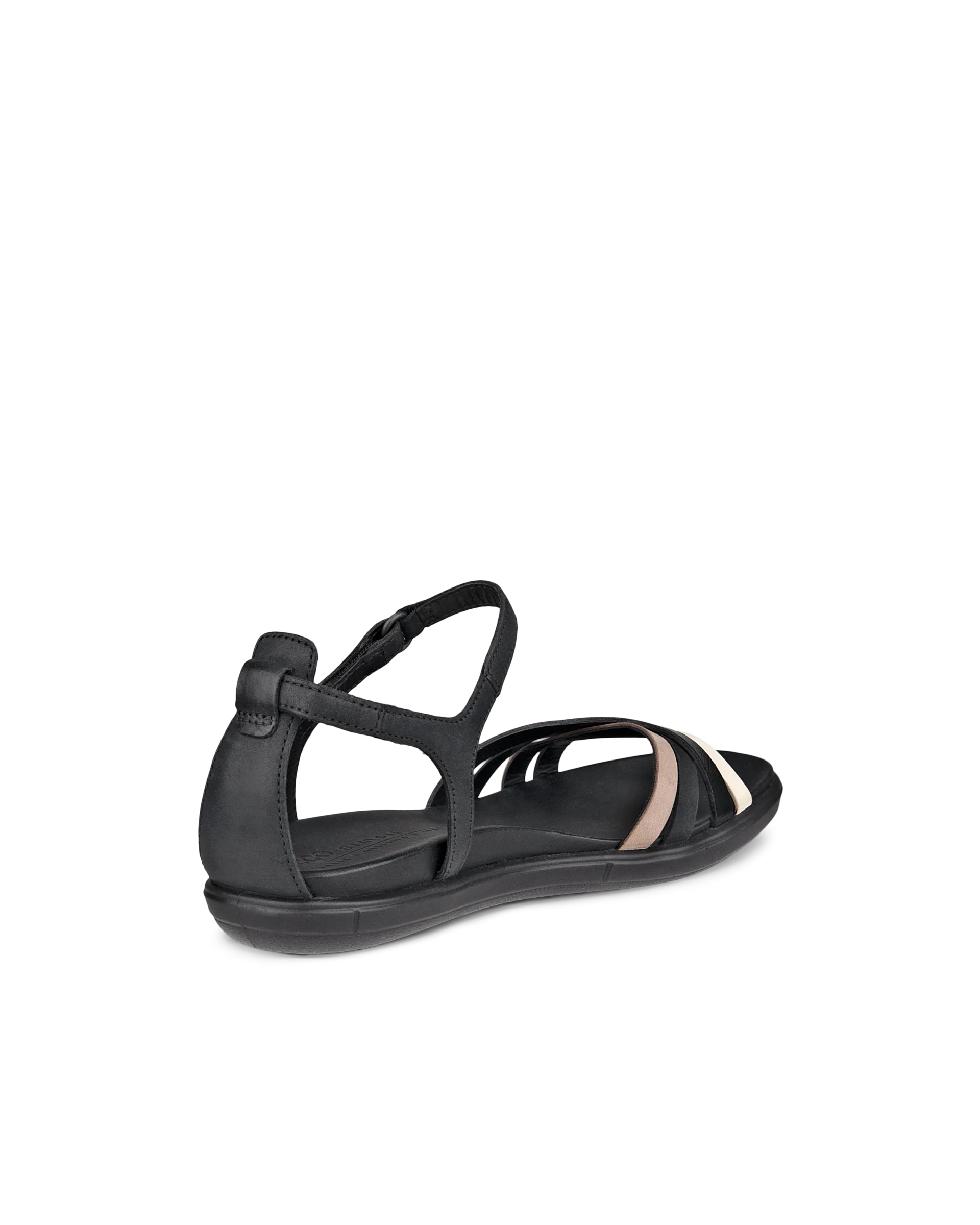 ECCO SIMPIL SANDAL Damen Flache Nubuksandale Schwarz