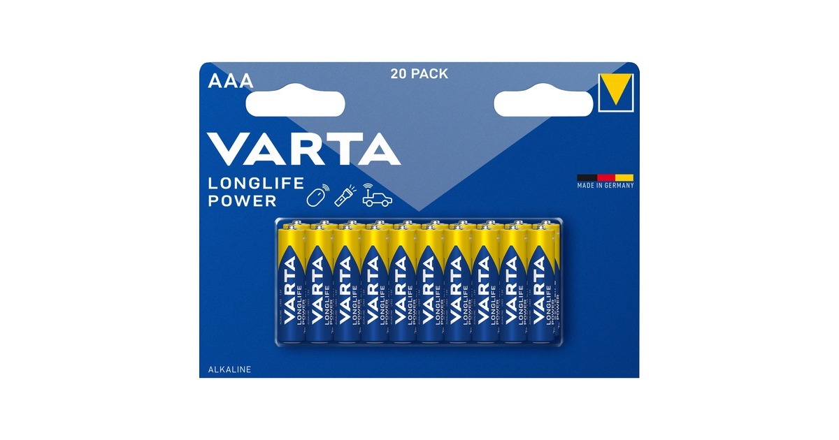 VARTALonglife Power AAA (LR03) batterij  (20 stuks)
