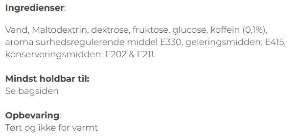 Energy Gel Koffein, orange, 60 gram