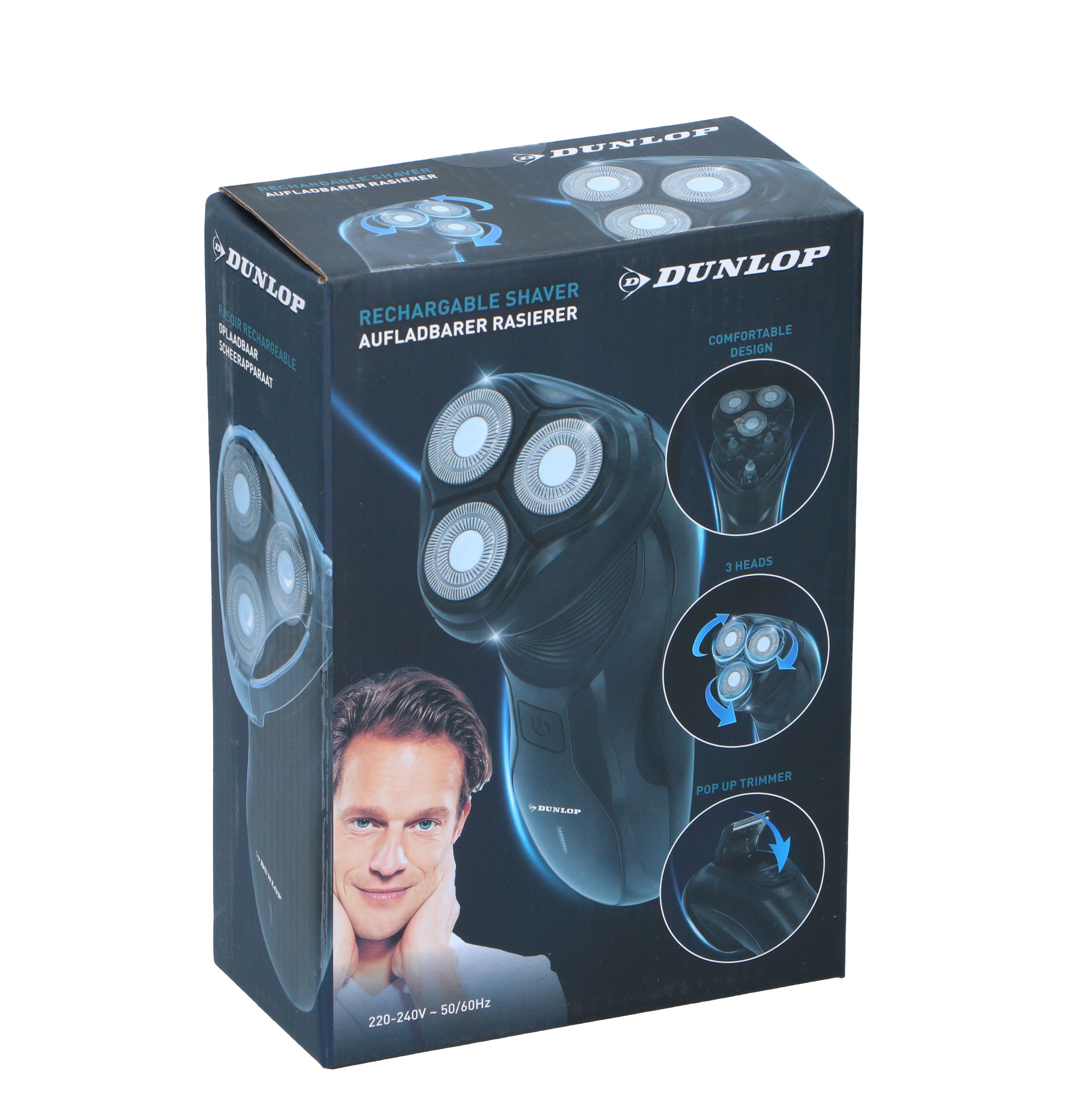 Akku Rasierapparat 3 Scherköpfe