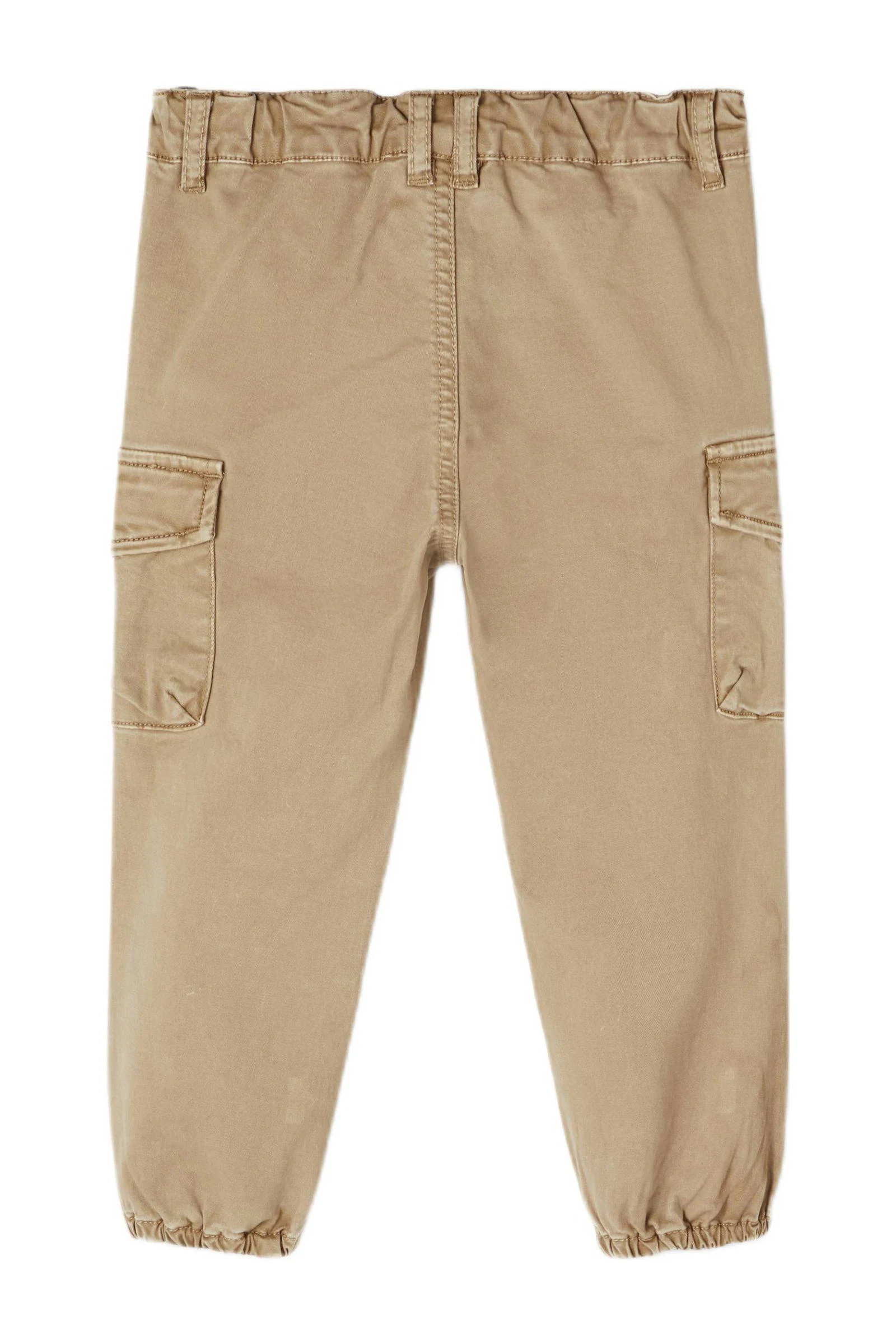 NAME IT regular fit cargobroek NMMBEN zand