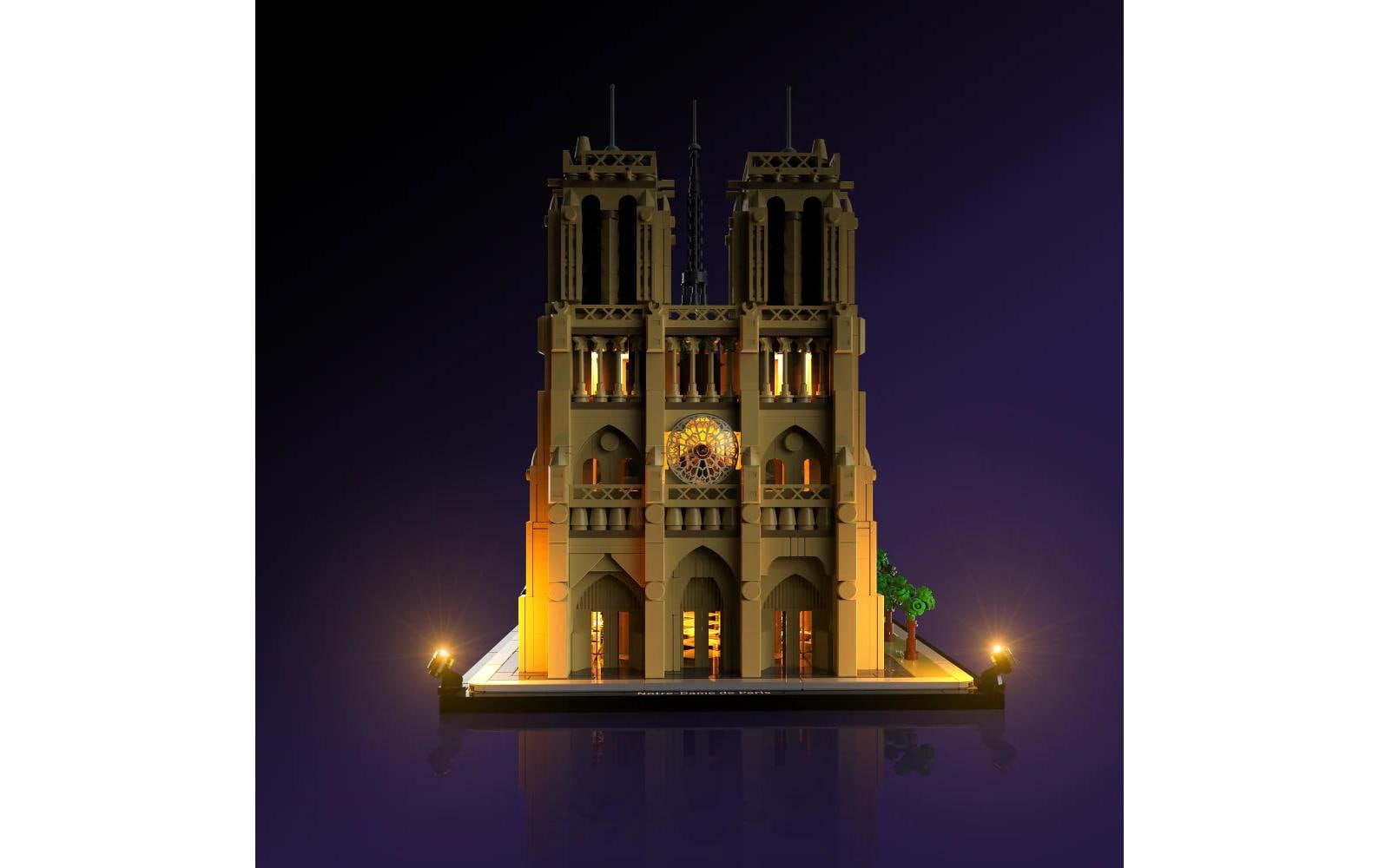 LED-Licht-Set für LEGO® Notre-Dame de Paris 21061<br>Light-Kit
