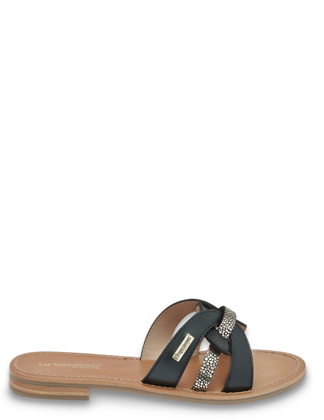 Les tropeziennes par M.Belarbi Mules Femme Hamsuko Noir Cuir